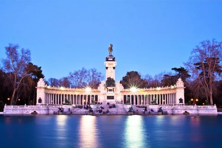 Parc du Retiro à Madrid