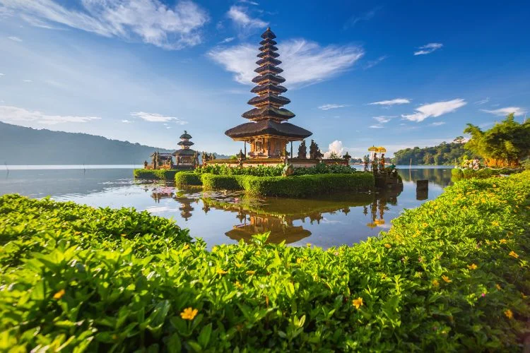 Temple indou de Pura Ulun Danu Batur au nord de Bali.