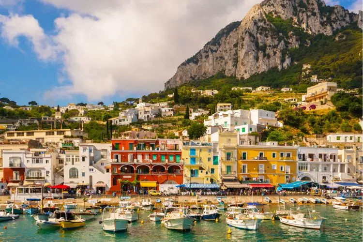 Vue sur l'Île de Capri