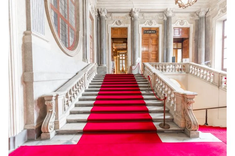 L'intérieur du Palais royal à Turin en Italie