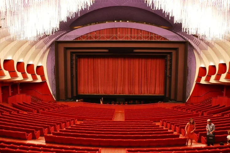 La salle de théâtre national de Turin dans le nord de l'Italie