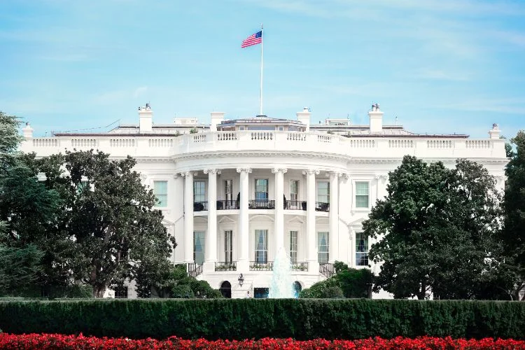 La façade de la Maison Blanche à Washington