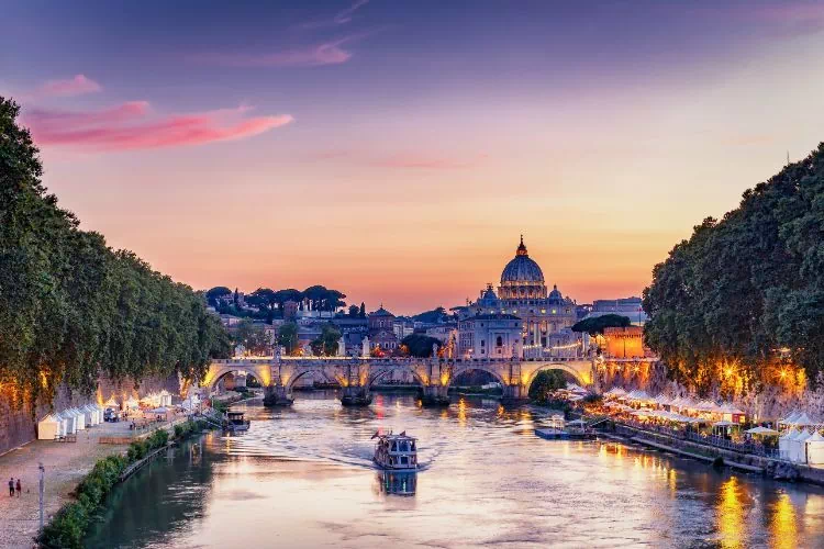 Vue sur le Vatican à Rome