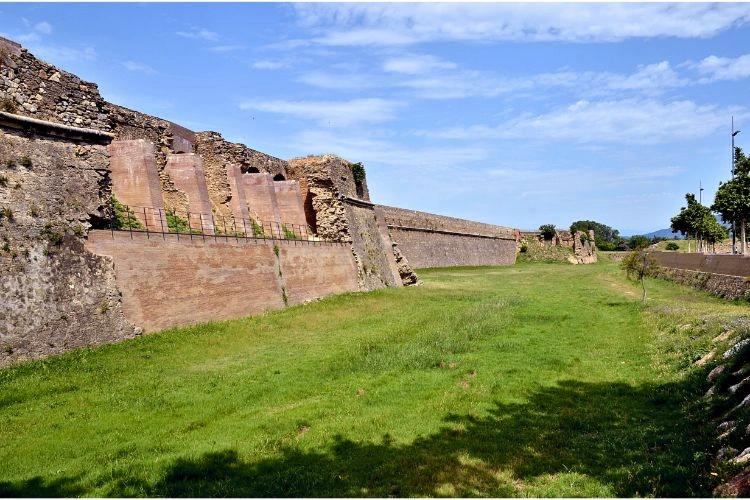 Citadelle de Roses en Espagne