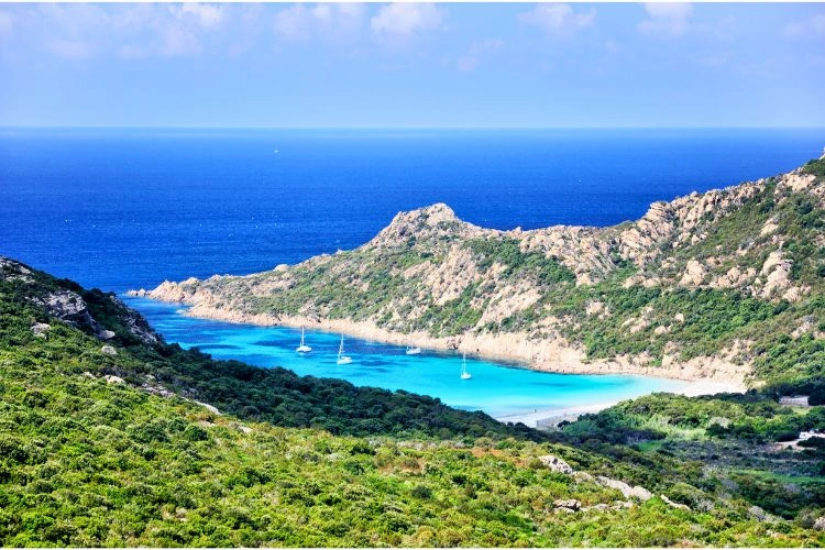 Magnifique plage de Roccapina en Corse