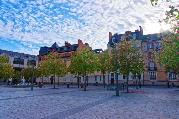 Place dans la ville de Rennes