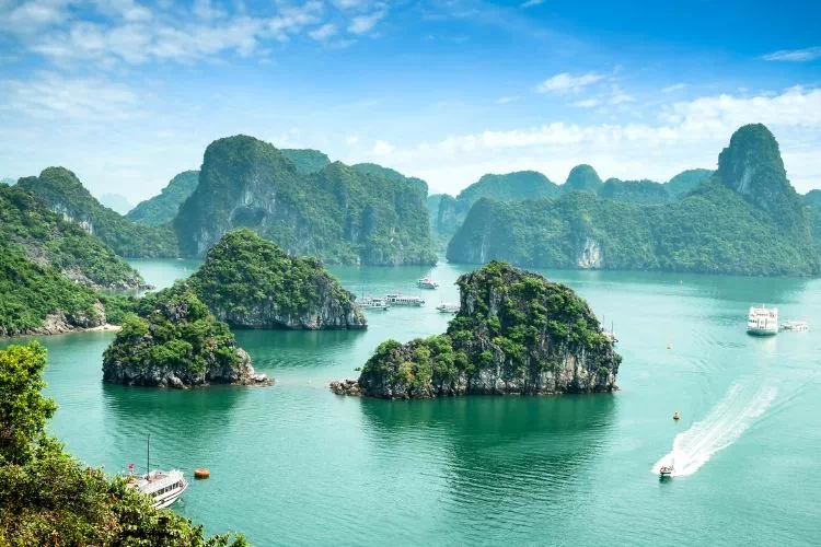 Baie d'Halong au Vietnam