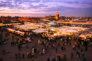 Place Jemaa el-Fna à Marrakech