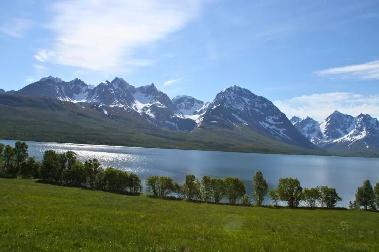 Alpes de Lyngen en Norvège