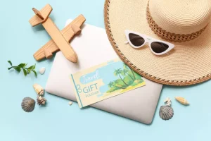 Cartes cadeaux pour un voyage