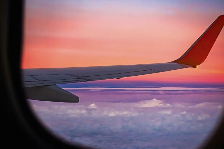 Avion en plein vol