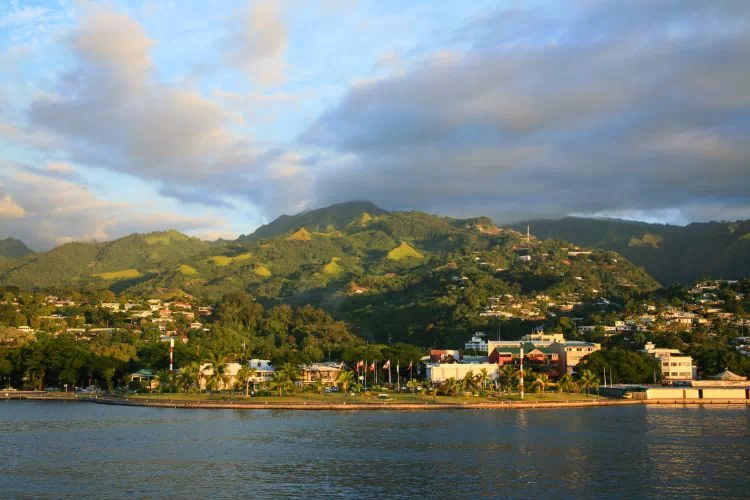 Vue de Papeete