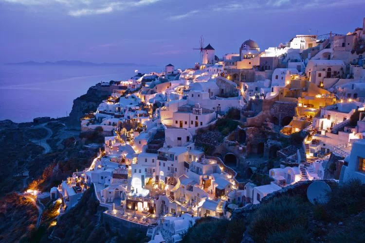 Santorin la nuit