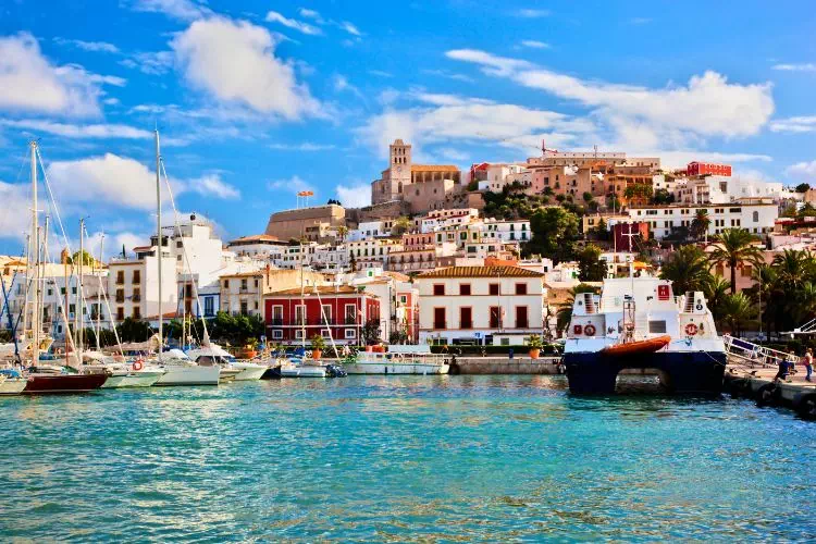 Vue sur Ibiza